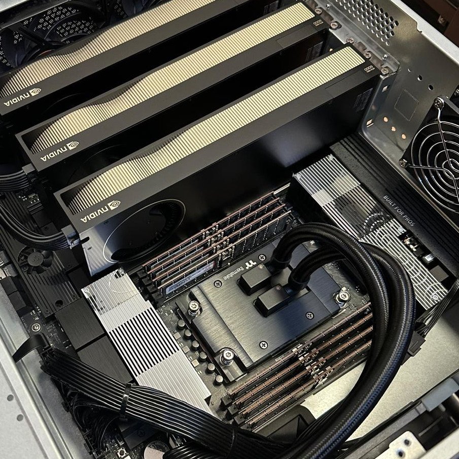 Interior Nodo Titán con RTX 6000